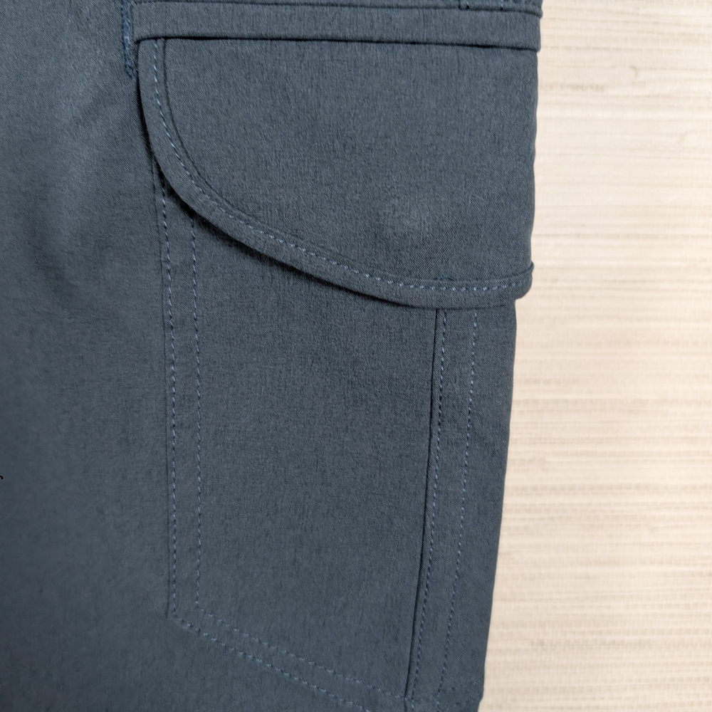 Kuhl Freeflex Rollup Pants Capris Rainstorm Blue Grey 6 Short Cargo Hiking - Picture 7 of 14